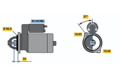 Motorino avviamento 12V (11D) Opel frontera 2.5TDS 1996-98