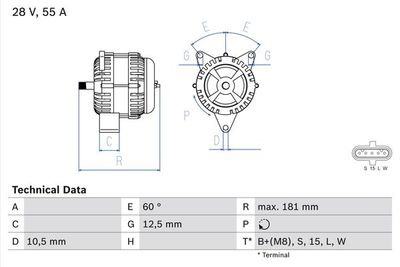 Reconditioned starter motors and alternators