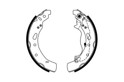 Ganasce freno Mazda 2 (32,0x200,0mm) 2007>