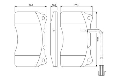Serie pattini Alfa 166