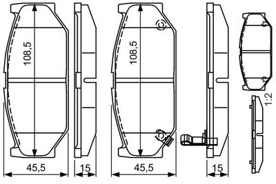 Guarnizione Freno SUZUKI Swift 01/2011 -