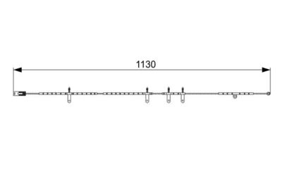 Sensore d'usura MINI (R50,R53) lung. 1130mm