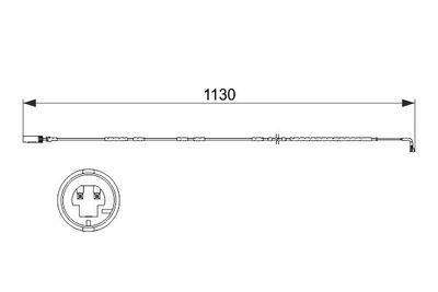 Sensore d'usura freni 1130mm BMW X1 drive 2009>