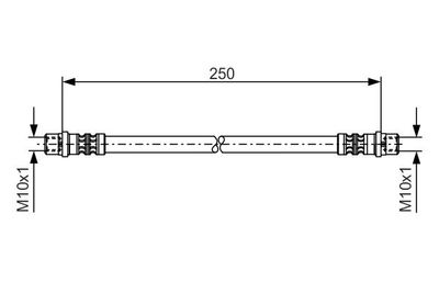 Tubo Flessibile Freno Transporter T5 Transporter T6