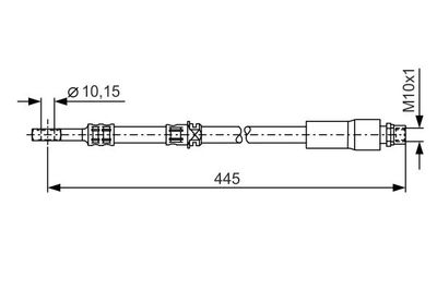 Tubo Flessibile Freno CHEVROLET Astra 09/2005 08/2008