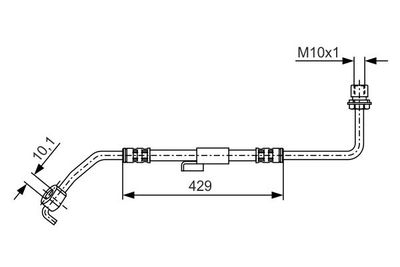 Tubo Flessibile Freno Transit [MK4] Transit [MK3]