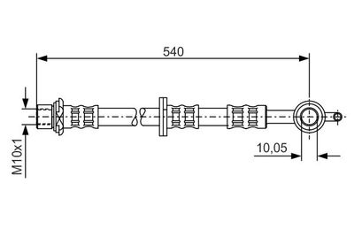 Tubo Flessibile Freno TOYOTA bB 01/2000 12/2005