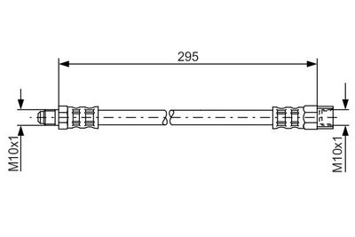 Tubo Flessibile Freno VOLVO XC90 I 10/2002 07/2016