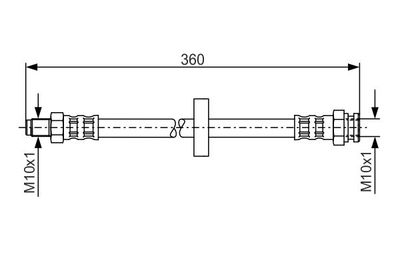 Tubo Flessibile Freno CITROEN Jumper 02/1994 02/2002