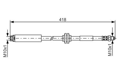 Tubo Flessibile Freno MAZDA 5 02/2005 -