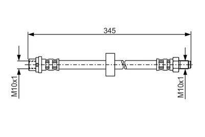 Tubo Flessibile Freno FORD Transit/Tourneo Connect [TC7] 05/2002 12/2013
