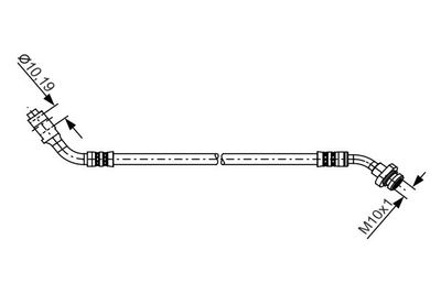 Tubo Flessibile Freno Terrano II 02/1993 02/2002