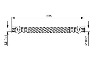 Tubo Flessibile Freno 911