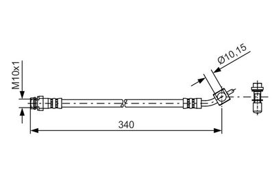 Tubo Flessibile Freno VOLVO S60 II 08/2010 -