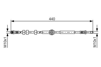Tubo Flessibile Freno AUDI A5 Sportback quattro 05/2009 -