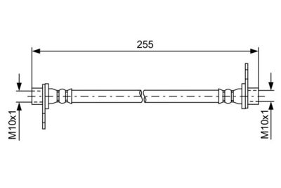 Tubo Flessibile Freno MITSUBISHI