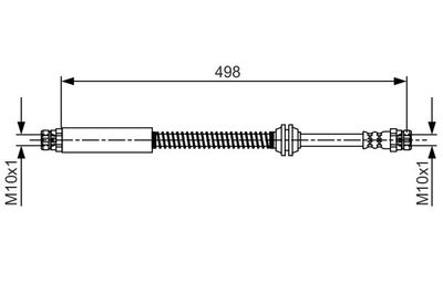 Tubo Flessibile Freno Caddy III Caddy