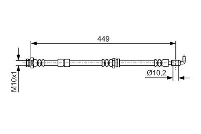 Tubo Flessibile Freno CX-7