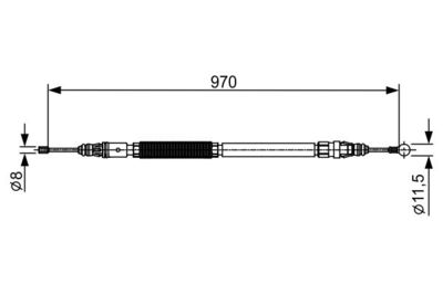 Cavo Comando Freno X 5008 DS5 3008