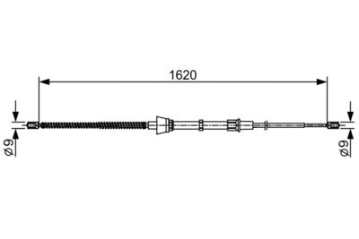 Brake control cable