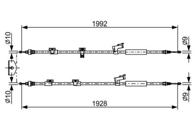 Brake control cable