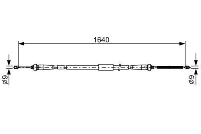 Cavo Comando Freno 1.5 dCi 01.2013 - 0.9 01.
