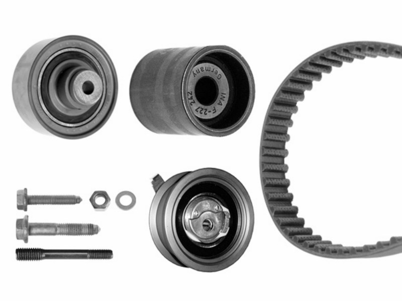 Pulley/timing belt set