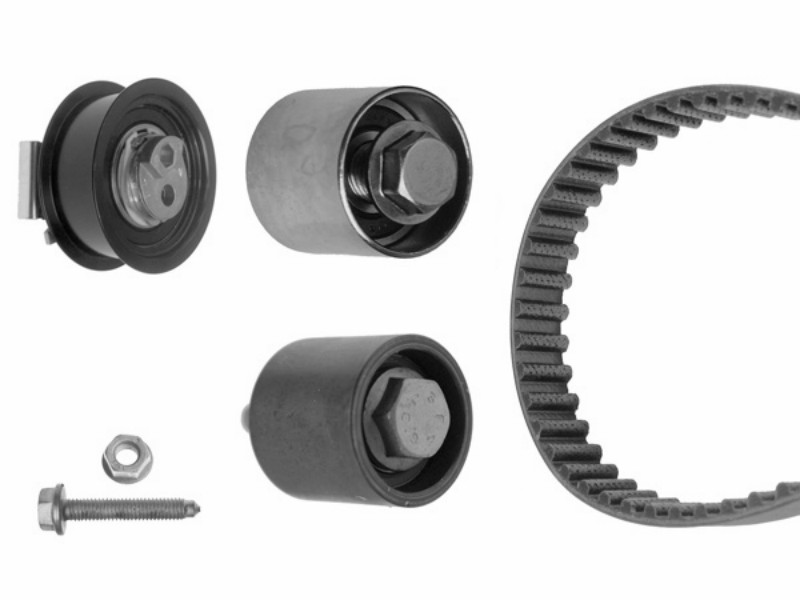 Pulley/timing belt set