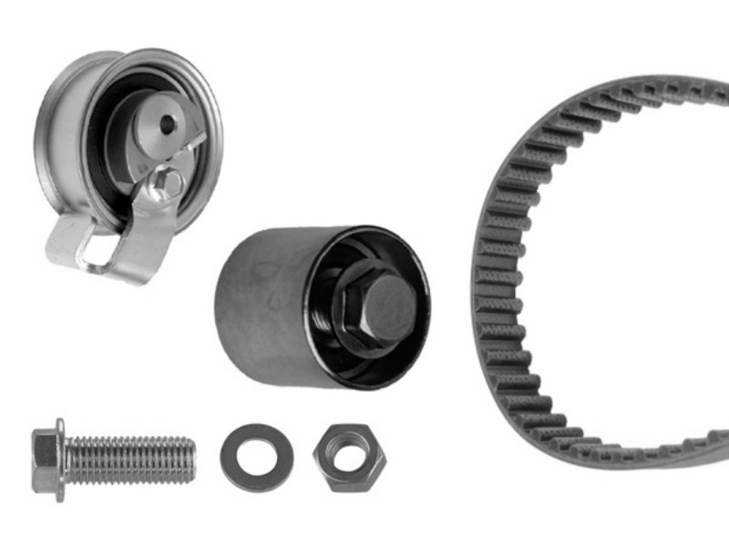 Pulley/timing belt set