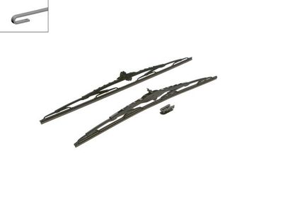 Kit spazzole tergi 600/530mm 801 mercedes/vw