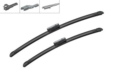 Kit spazzole multiclip AM460S 530/450mm vw/mazda asimmetrica
