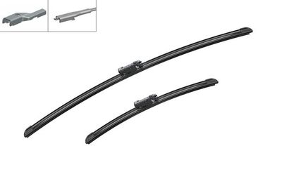 Kit spazzole tergi multiclip AM466S 650/380mm fiat/psa/ford