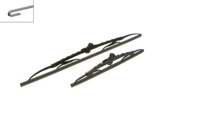Kit spazzole anteriore 550/340 Chevrolet spark