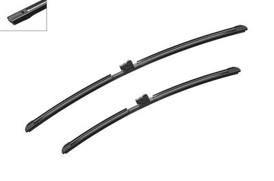 Kit spazzole A725S 625/500mm Audi A6/A7 (con ugello sul braccio) 2018>