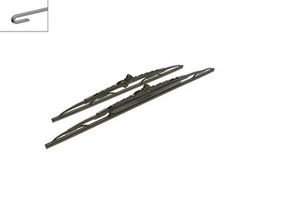 Kit spazzole tergi 607S 600/475mm BMW/Citroën/Opel