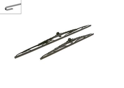 Kit spazzole tergi 651 650/450mm (con ugello premontato) Kia