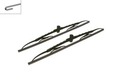 Kit spazzola 530 530/530mm Alfa/Fiat/Opel/