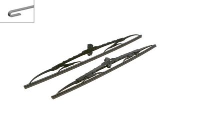 Kit spazzole tergi twin 530/475 mm