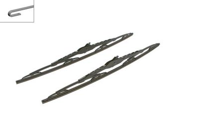 Kit spazzole 408 (curve) 530/530mm VW new beetle