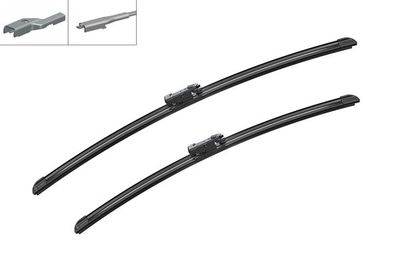 Kit spazzole A966S 600/530mm Volvo S60 i/s80 i/v70 II