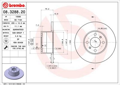 Dischi freno anteriore BMW 3 (E21) 06/75-03/84 / BMW