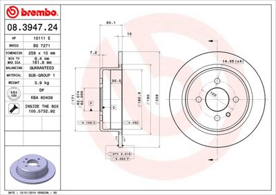 Dischi freno posteriore BMW 3 (E21) 06/75-03/84 / BMW