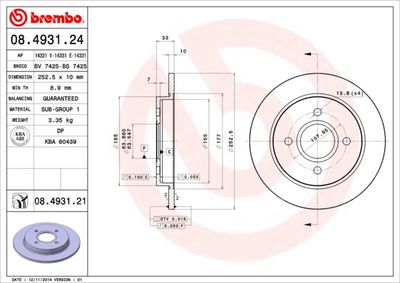 Dischi freno posteriore Ford ia Fiesta hatchbac
