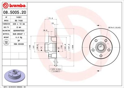 Dischi freno posteriore Seat toledo I (1l) 01/91-10/99