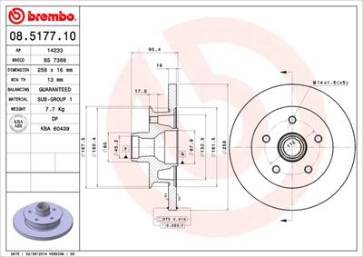 Dischi freno anteriore VW Transporter III bus 05/79-0