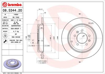 Dischi freno posteriore Peugeot 605 (6B) 06/89-09/99