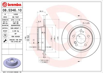 Dischi freno posteriore Mercedes-Benz sl (R129) 03/89-