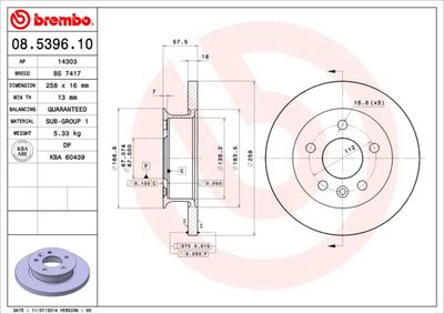 Dischi freno anteriore VW Transporter III bus 05/79-0