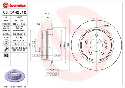 Dischi freno posteriore BMW 7 (E32) 03/85-10/94