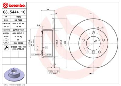 Dischi freno anteriore Mercedes-Benz g-class (W460) 0